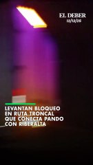 Levantan bloqueo en ruta troncal que conecta Pando con Riberalta