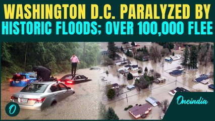 US BREAKING: Washington D.C. Under Emergency as CATASTROPHIC Floods Force 100,000 People to Flee