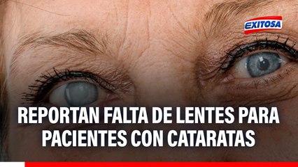 Se quedan sin cirugías: Reportan falta de lentes para pacientes con cataratas