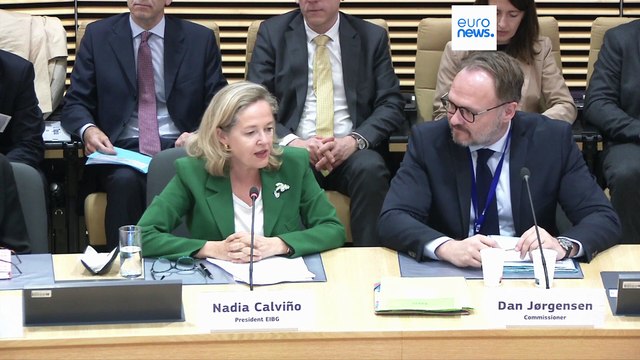 L'unità dell'Europa è la nostra forza , dice la presidente della Banca europea per gli investimenti Calviño a Euronews