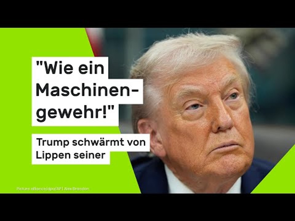 Er schwärmt von Lippen seiner Pressesprecherin - Entsetzen über Trump-Worte