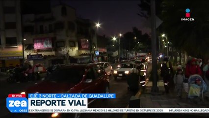 Reporte vial: Así luce esta mañana Eje 3 Norte y Calzada de Guadalupe