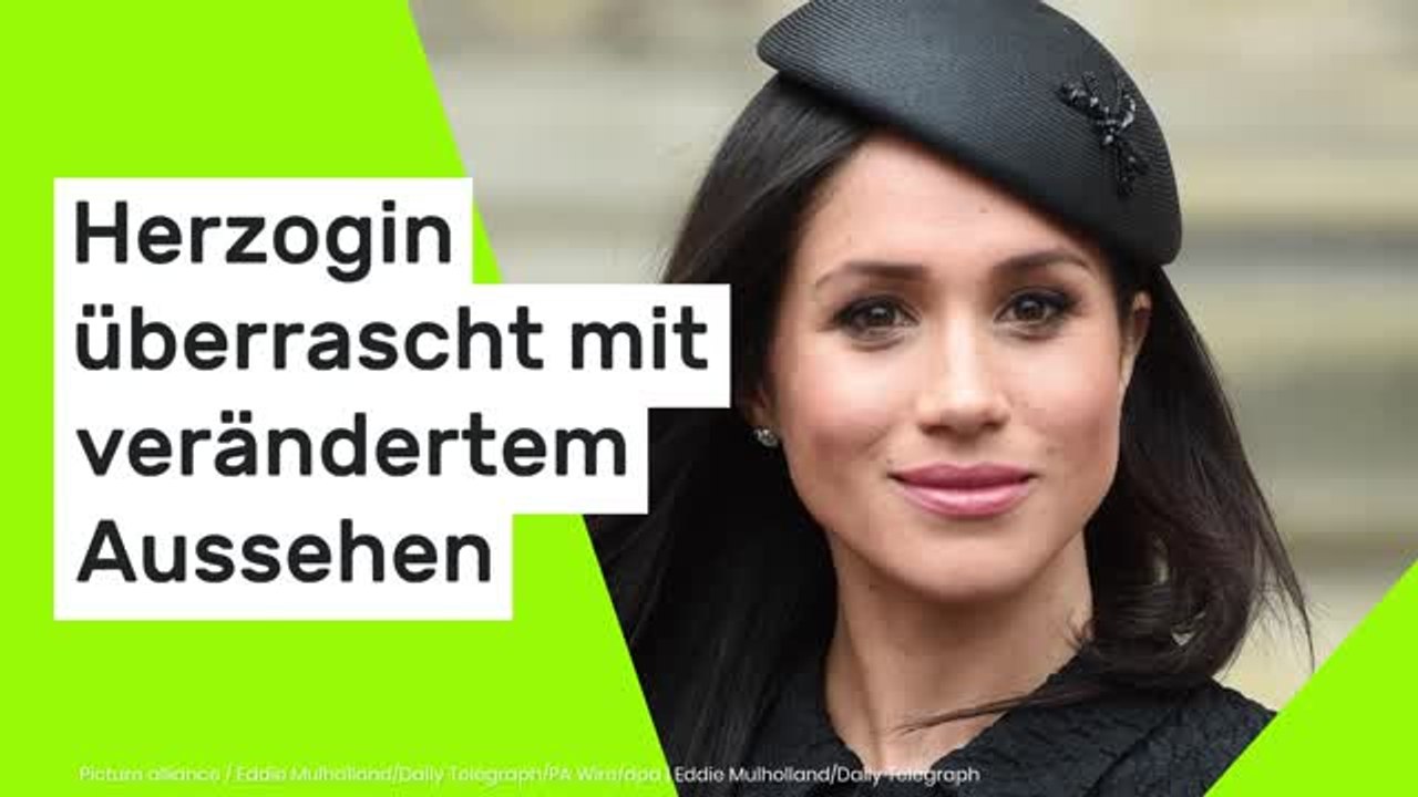 Meghan Markle: Neuer Film, neues Image? Herzogin überrascht mit verändertem Aussehen