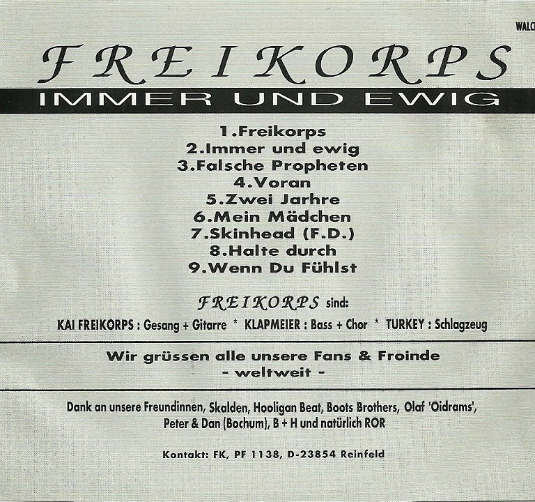 Freikorps - Wenn Du Fühlst