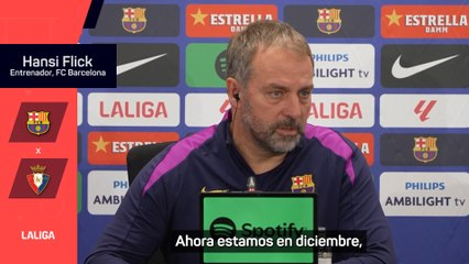 Flick rebaja la euforia por el liderato del Barça en Liga
