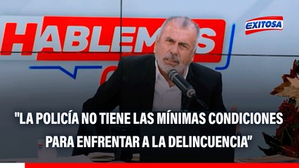 Nicolás Lúcar: "Los policías no tienen las mínimas condiciones para enfrentar a una delincuencia que innova cada vez más"