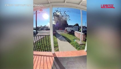 San Francisco, fuga di gas distrugge casa: l'esplosione ripresa dalle telecamere di sicurezza
