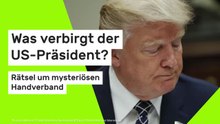 Donald Trump schwer krank?: Rätsel um mysteriösen Handverband - was verbirgt der US-Präsident?
