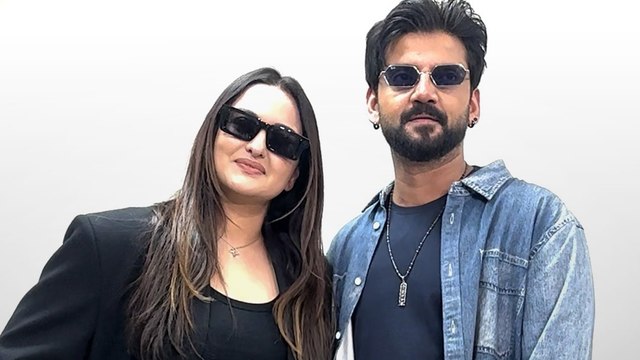 स्टाइलिश लुक में स्पॉट हुए Sonakshi-Zaheer