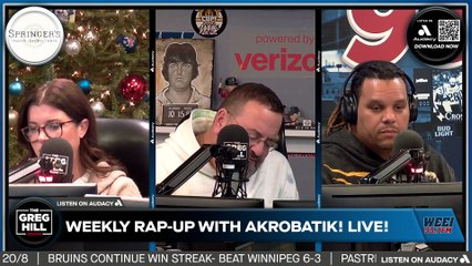 Weekly Boston Sports Rap-Up with Akrobatik!