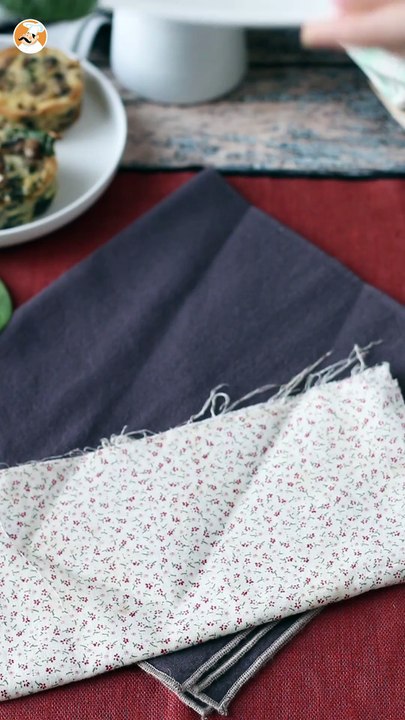 Flanes salados de espinacas y champiñones