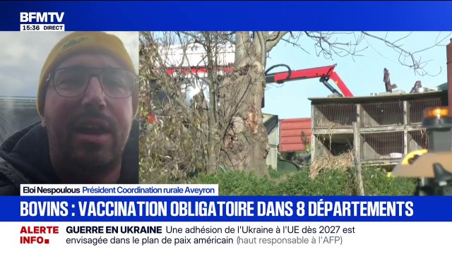 Crise agricole: J'appelle toute la France à aller voir ses préfets et demander des comptes déclare Eloi Nespoulos, président de la Coordination rurale de l'Aveyron