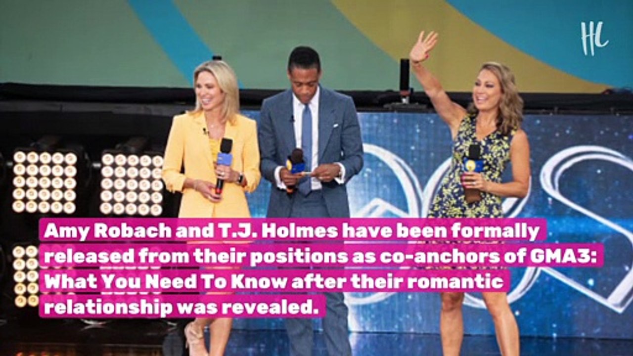 Amy Robach & T.J. Holmes Released From Gma 3 After Romance  Abc News Confirms