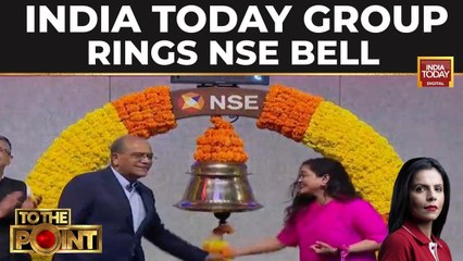 India Today Group Turns 50: Aroon Purie Rings NSE Bell, Vows to Serve India with Integrity