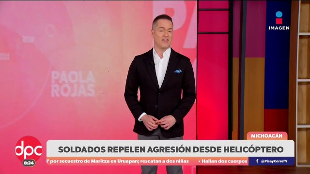 Defensa repele agresión armada desde helicóptero en Michoacán | DPC con Paola Rojas