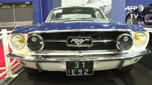 2020 – AFP News – Vente aux Enchères de la Ford Mustang de Johnny Hallyday à Paris (7 Février)