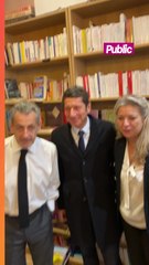 Nicolas Sarkozy en séance de dédicace pour « Le Journal d’un Prisonnier »