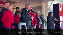 Firenze, Landini: "Vero obiettivo della manovra' e' il riarmo"
