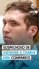 Sospechoso de asesinar al activista Charlie Kirk comparece ante un tribunal de EU