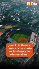 Juan Luis Guerra anuncia concierto en Santiago y las redes estallan