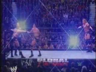 The Rock vs Triple H vs Brock Lesnar