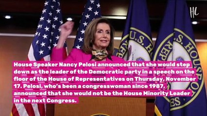 Nancy Pelosi Steps Down As House Democratic Leader