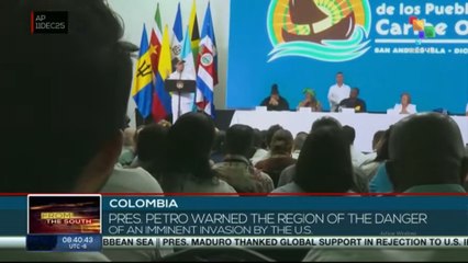 Colombian president warns the region of imminent U.S. invasion threat