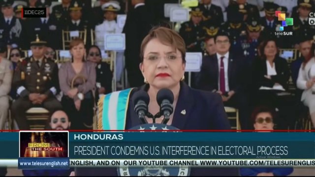 Pres. Xiomara Castro condemns U.S. interference in electoral process
