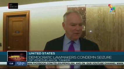 Democratic lawmakers in the United States condemn seizure of Venezuelan oil tanker