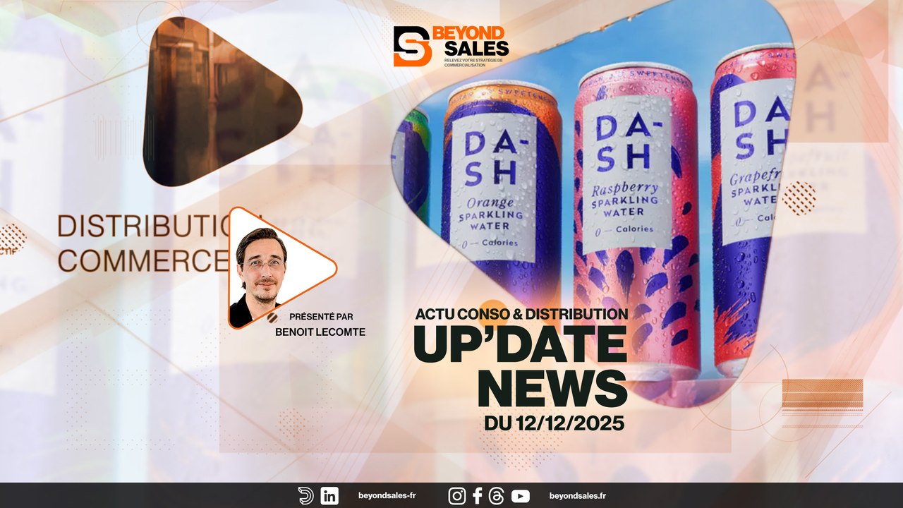 Dash Water aromatise les passions - actu conso du 12/12/2025
