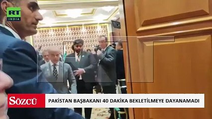 Pakistan Başbakanı Şerif, Putin tarafından bekletilmeye dayanamadı: Erdoğan ve Putin görüşmesinin ortasına daldı!