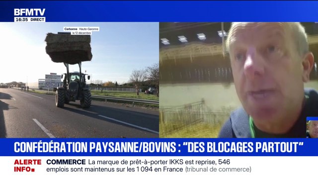 Dermatose bovine: Luc Smessaert, vice-président de la FNSEA, espère qu'il n'y aura pas d'impacts sur les prix de la viande ou du lait