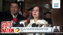 VP Sara Duterte at 15 pa, inihabla ng plunder atbp. dahil sa pagwaldas umano ng confidential funds sa OVP at DepEd | SONA