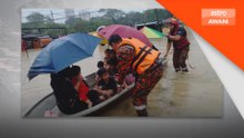 34 termasuk 18 bayi mangsa banjir kilat di Johor diselamatkan