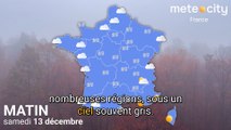 Bulletin météo France du samedi 13 décembre 2025