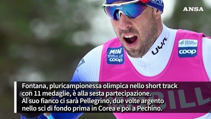 Milano Cortina, ecco i portabandiera. Brignone: "Un sogno dopo l'infortunio"