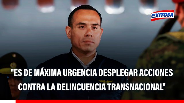 José Jerí: Reconocemos que es de máxima urgencia desplegar acciones coordinadas para luchar contra la delincuencia transnacional