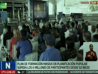 Caracas | Plan de formación masiva en planificación supera los 6 millones de participantes