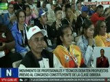 Caracas | Movimiento de profesionales y técnicos aliados al plan de las 7T