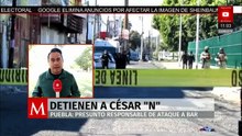 Detienen a cuarto implicado en el incendio del bar Lacoss en Puebla; aún faltan cómplices