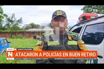 ATACARON A POLICÍAS EN BUEN RETIRO