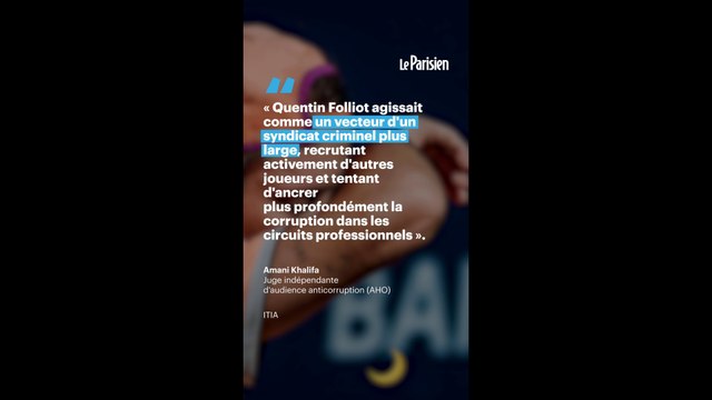 Matchs truqués : 20 ans de suspension pour un tennisman français