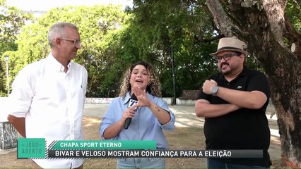 Bivar e Veloso mostram confiança para a eleição