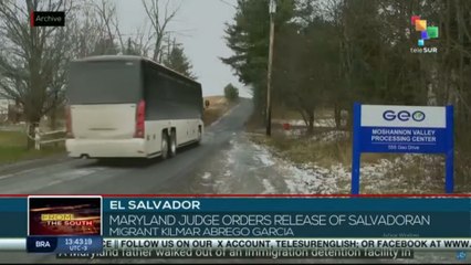 A Maryland judge has ordered the release of Salvadoran migrant Kilmar Abrego García, a decision that follows a review of his detention circumstances and the legal arguments presented by his defense. teleSUR