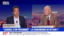 Nicolas Sarkozy: "Je pense qu'il a pratiquement abdiqué l'espoir de gagner sur le plan judiciaire avec ce qu'il écrit de son dossier dans son livre", déclare Patrick Cohen