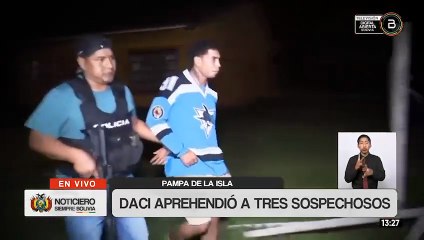 DACI aprehende a tres hombres presuntamente vinculados al tiroteo en Pampa de la Isla