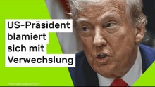 Donald Trump: Es reicht ein Satz - US-Präsident blamiert sich mit Verwechslung