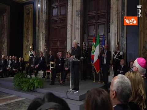 Mattarella: Minacciare l'arma nucleare è un crimine contro l'umanità