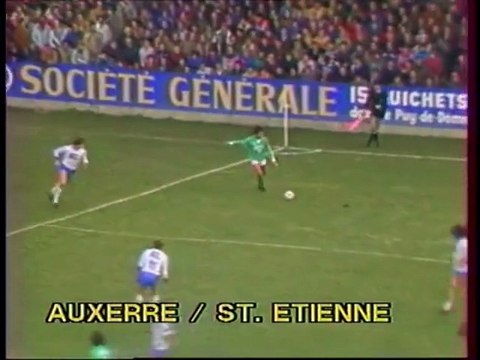 AUXERRE - SAINT ETIENNE - 1983 - SAISON 1983/1984 -