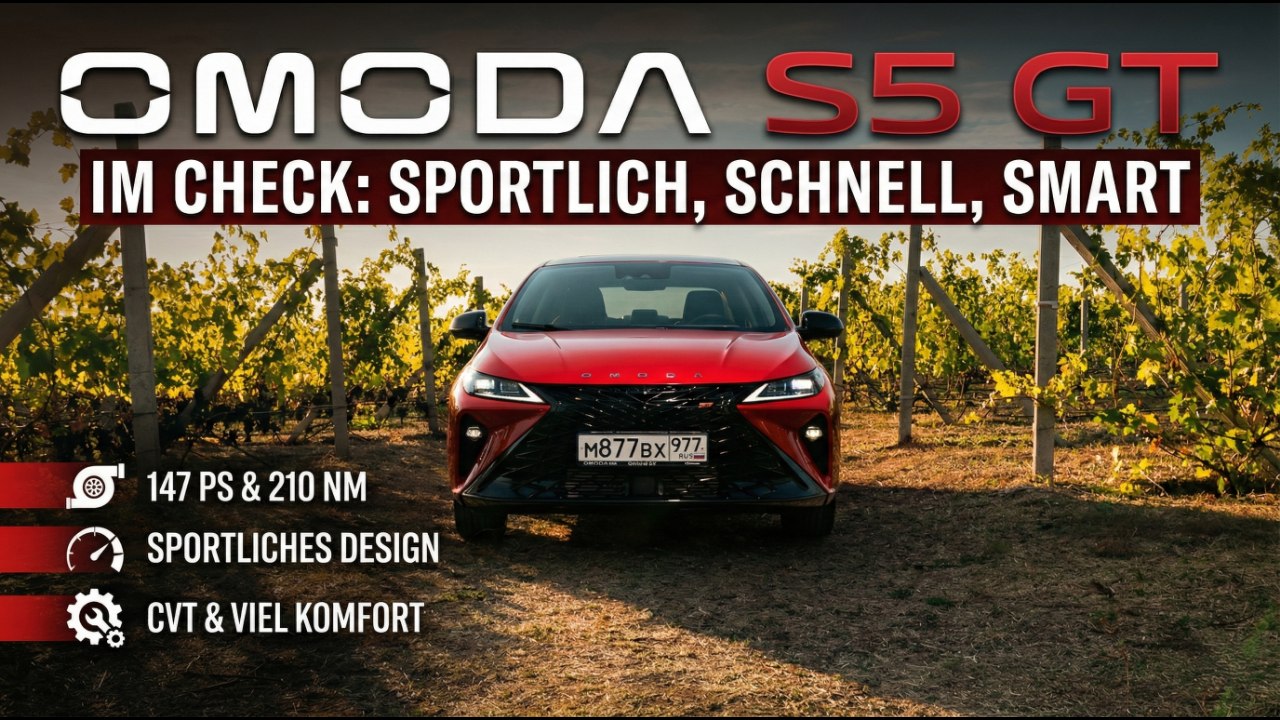 Stylisch, schnell, smart: Der OMODA S5 GT im Alltagstest